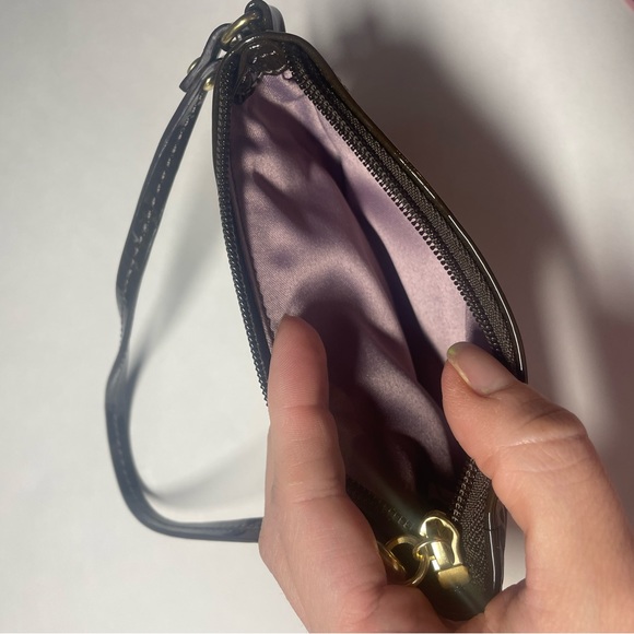 COACH Brown Leopard Wristlet - Picture 3 of 4